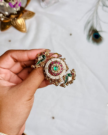 The Mayura Heritage Double Finger Ring