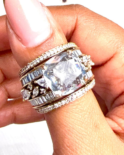 The Royal Crimson Stack Ring