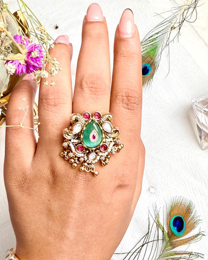 The Royal Teardrop Heritage Ring