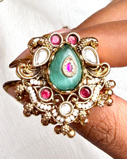 The Royal Teardrop Heritage Ring