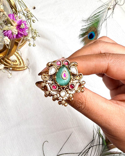 The Royal Teardrop Heritage Ring