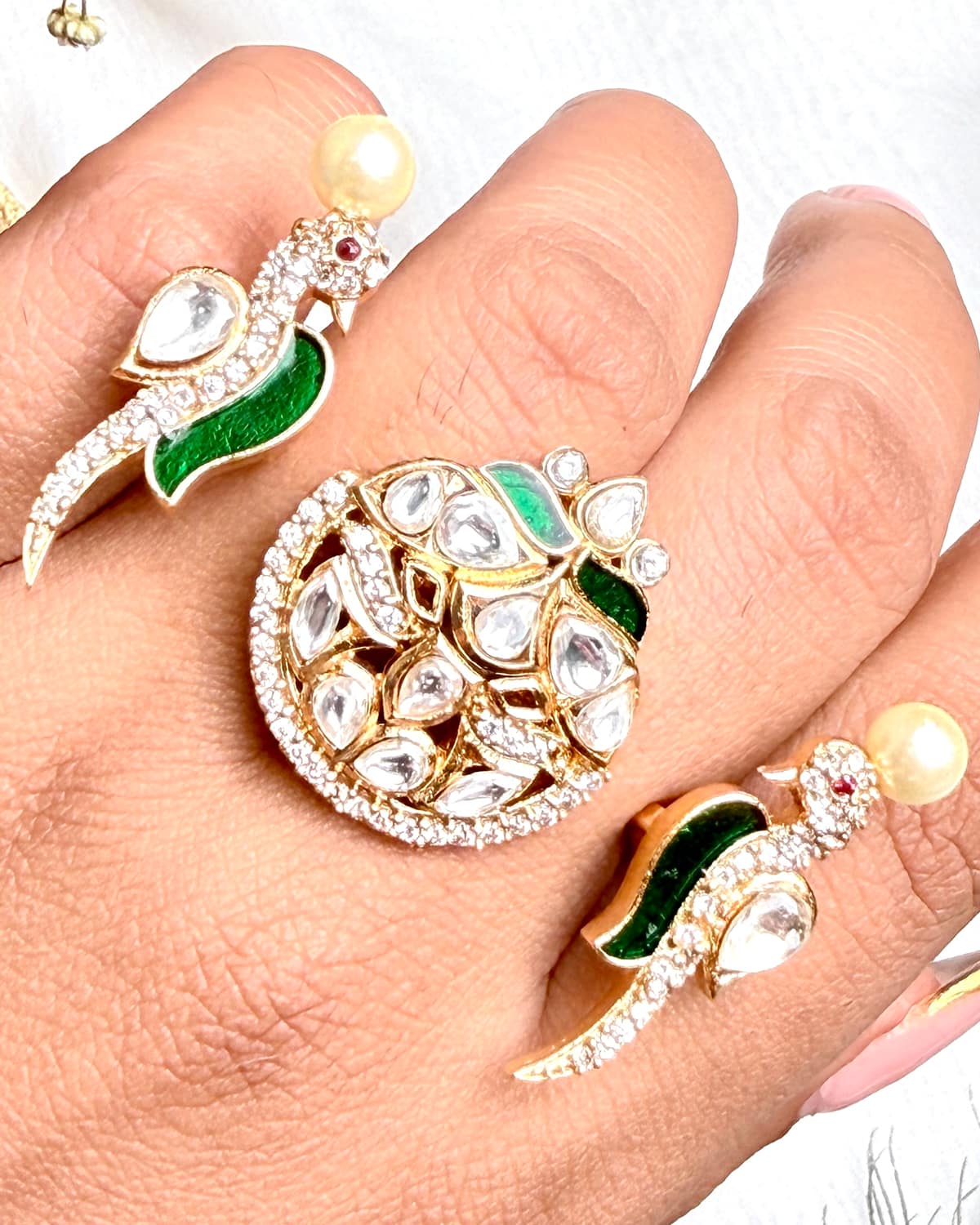 The Zoya Two-Finger Statement Ring