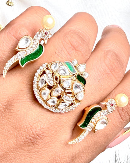 The Zoya Two-Finger Statement Ring