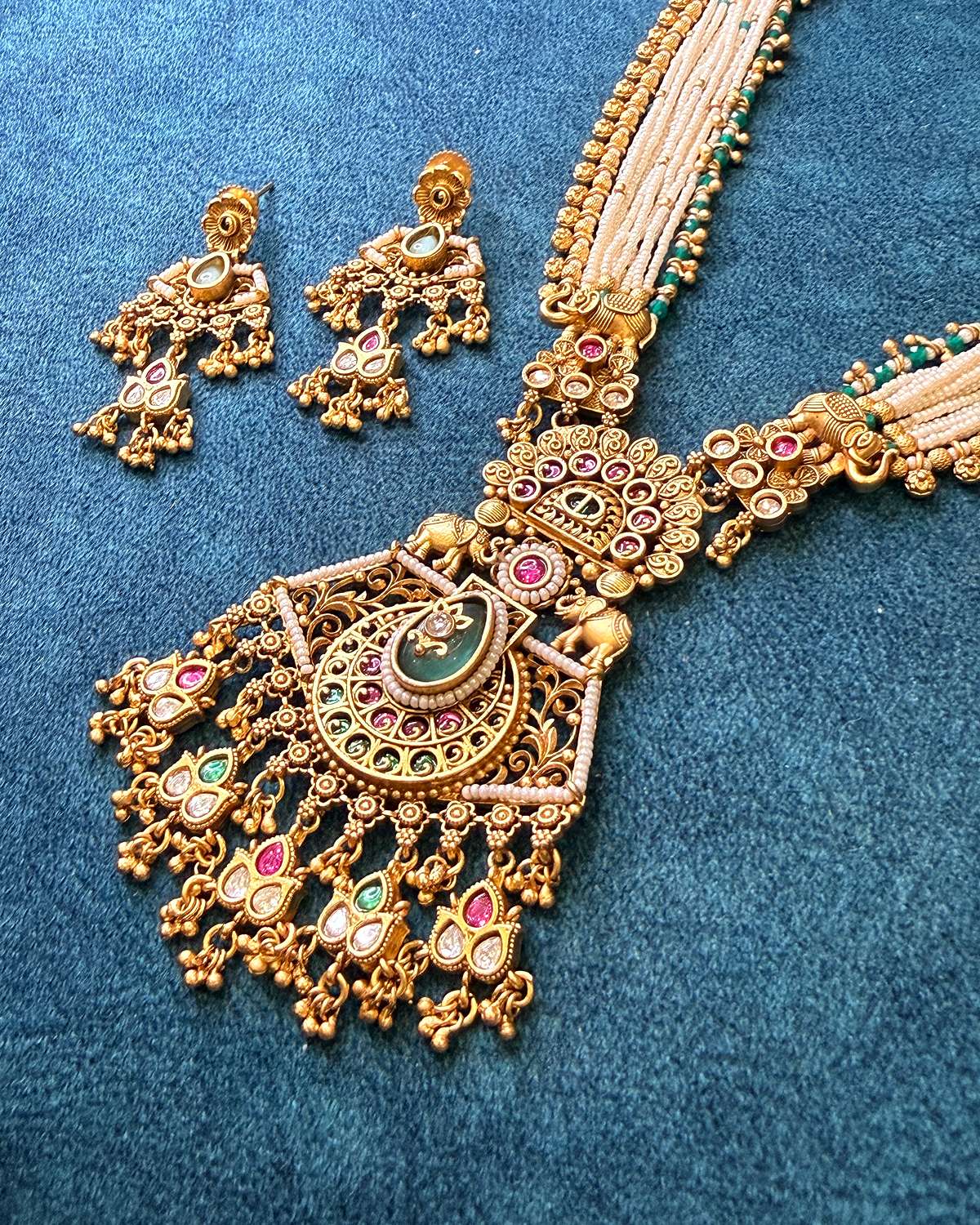 Vaidehi Heritage Kantha Mala Set