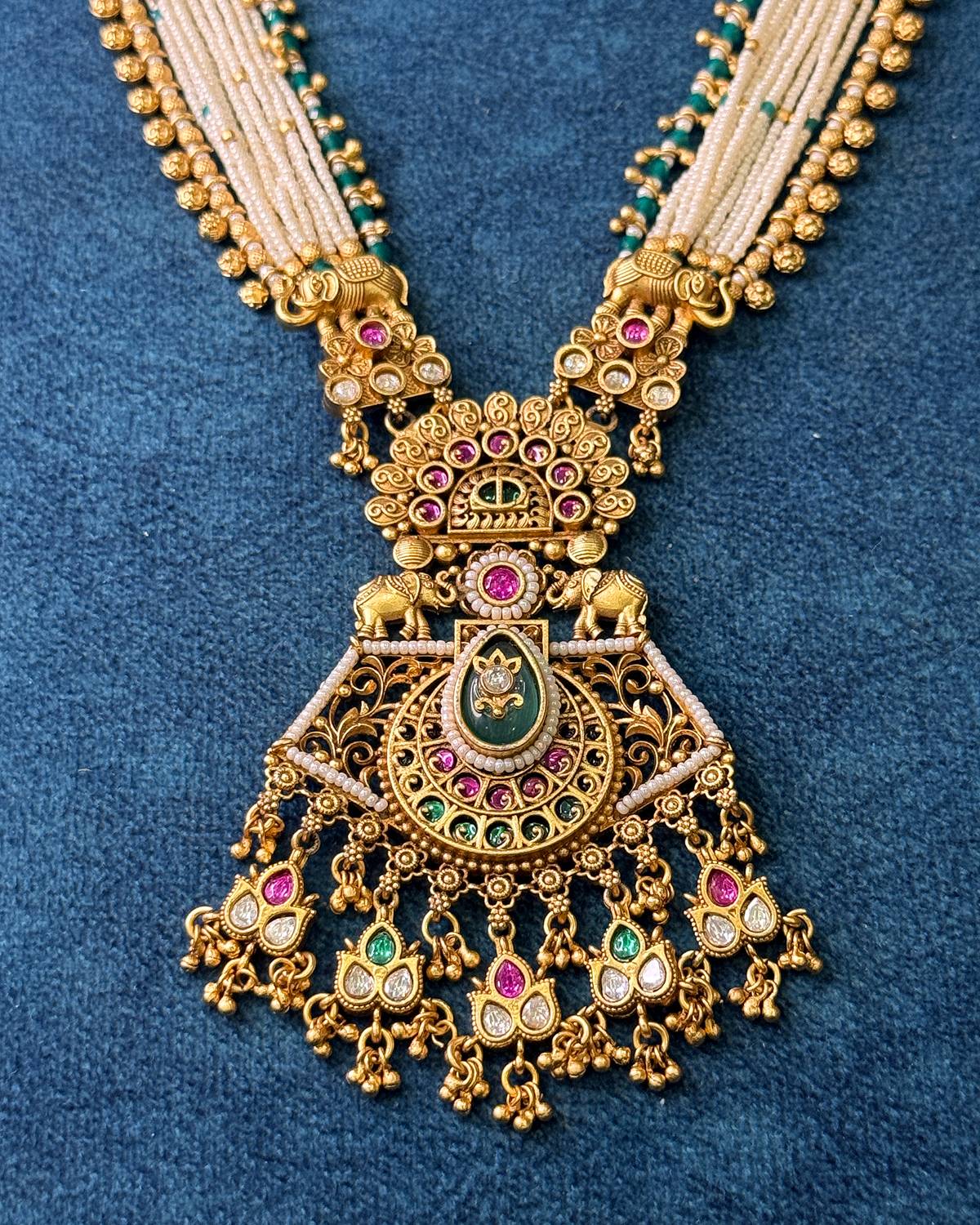 Vaidehi Heritage Kantha Mala Set
