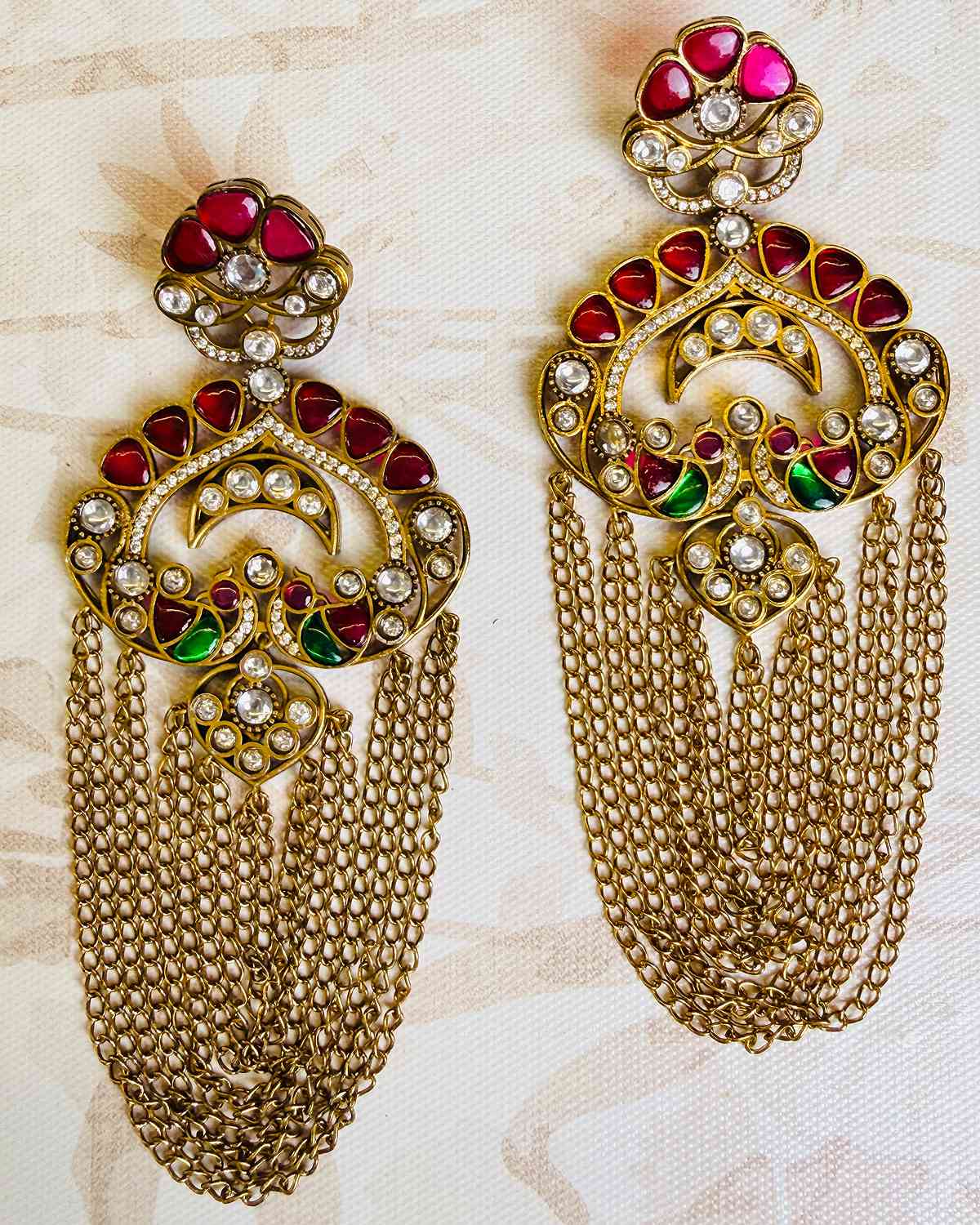 Zoya Pachi Kundan Earrings