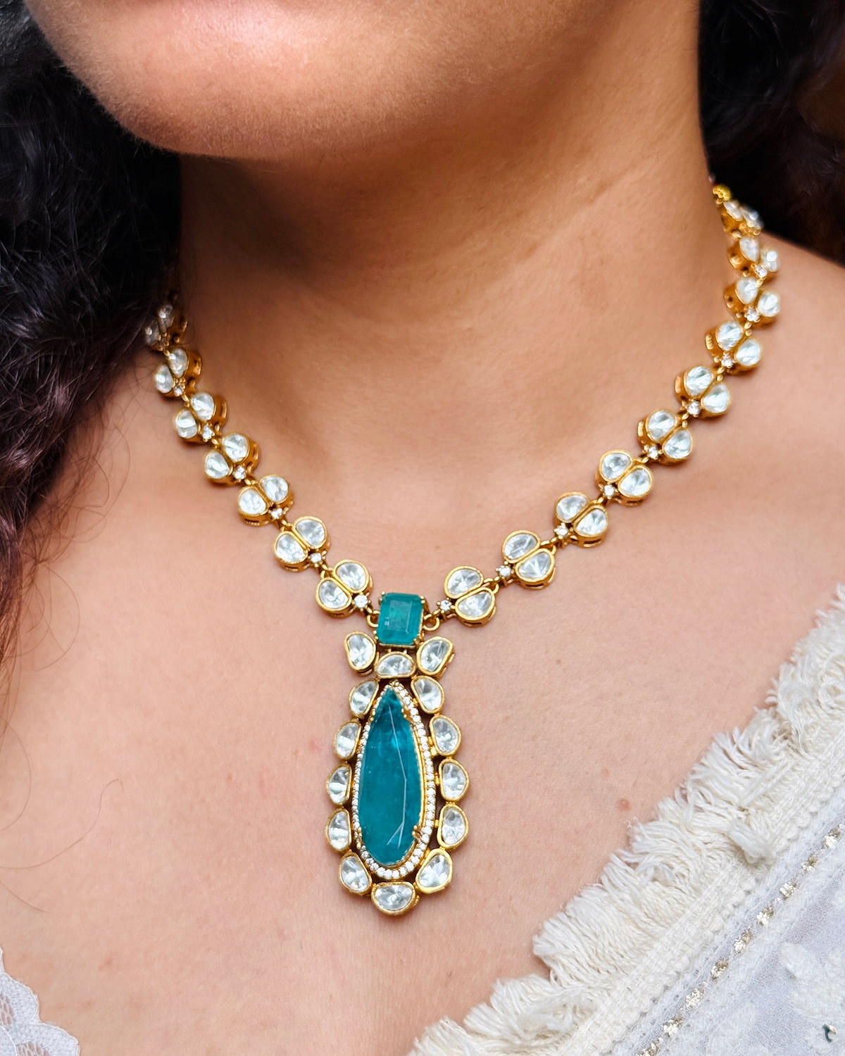 Aria Uncut Polki Necklace