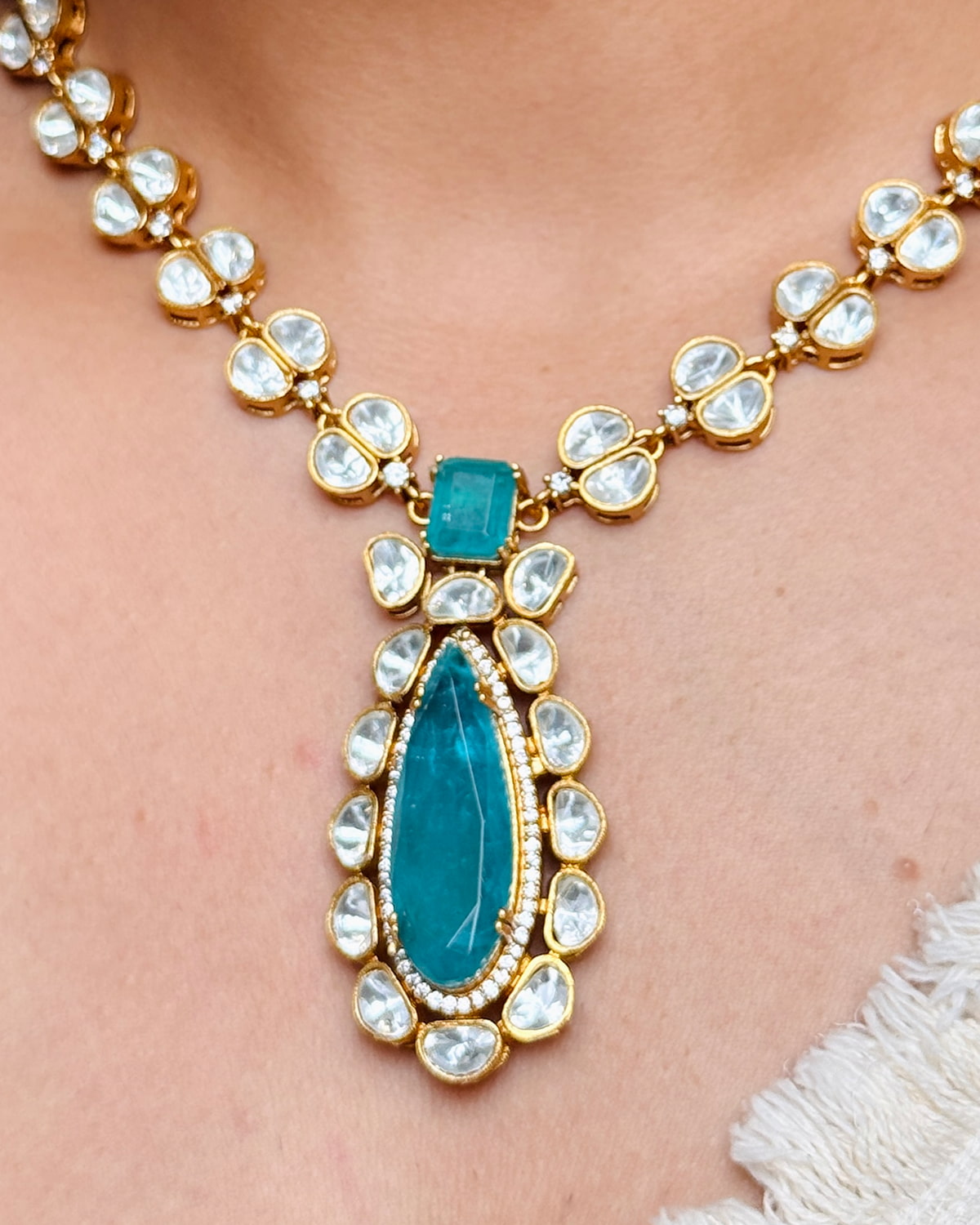 Aria Uncut Polki Necklace