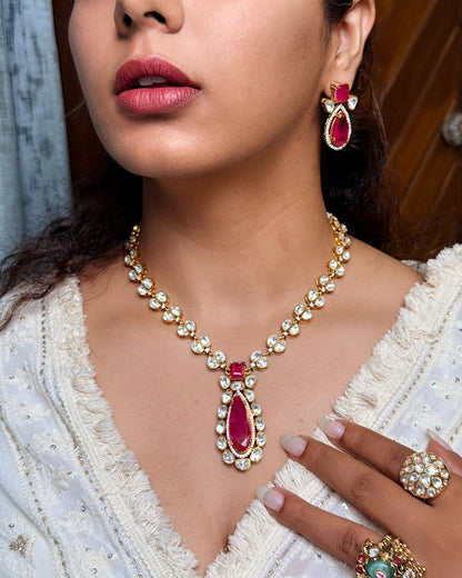 Aria Uncut Polki Necklace