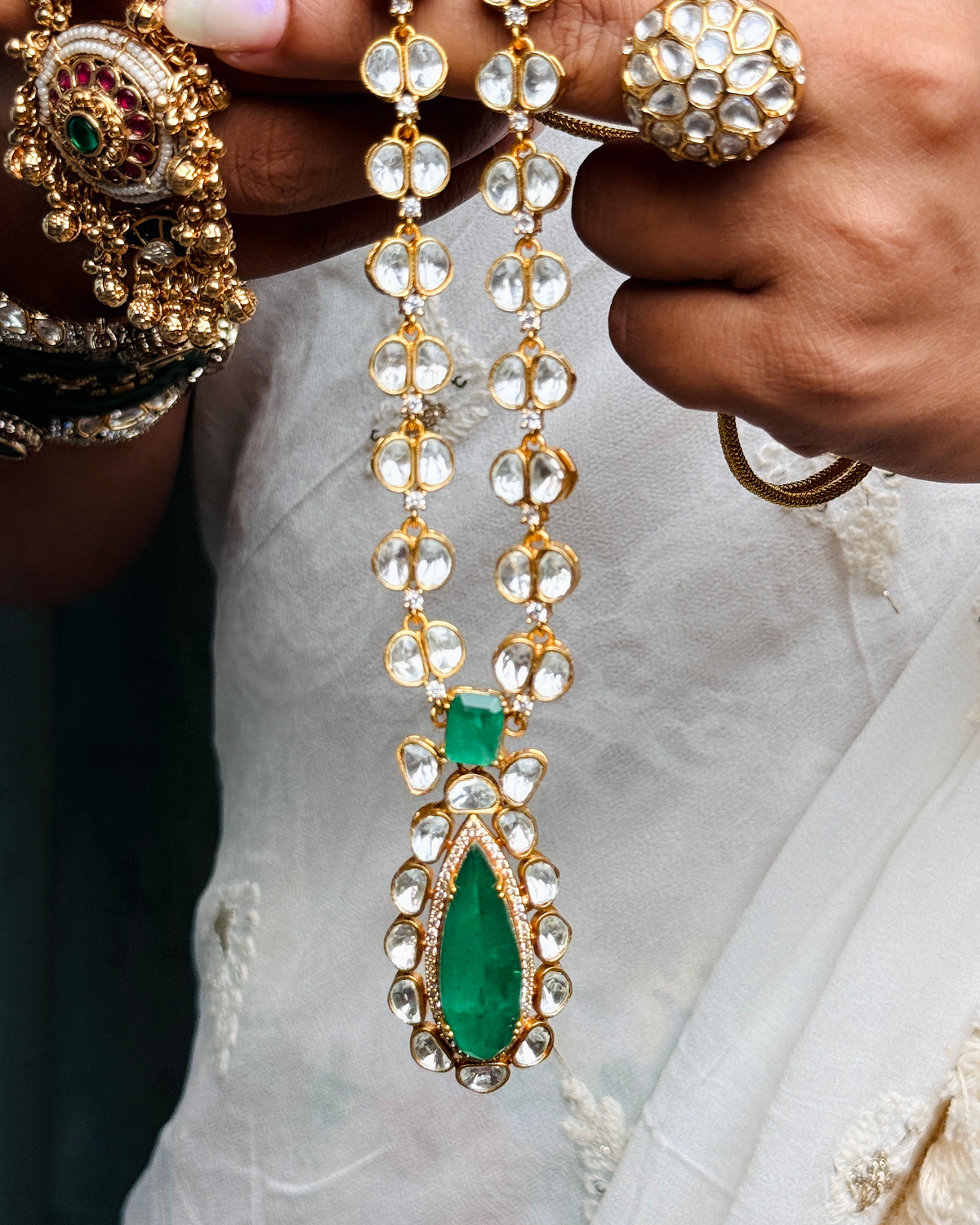 Aria Uncut Polki Necklace