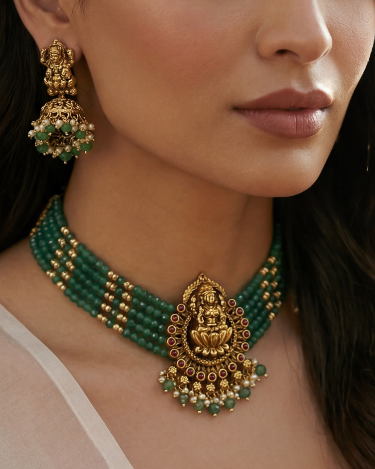 Lakshmi Temple Heritage Choker Set