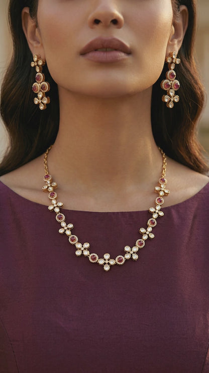 Saira Bloom Kundan Necklace
