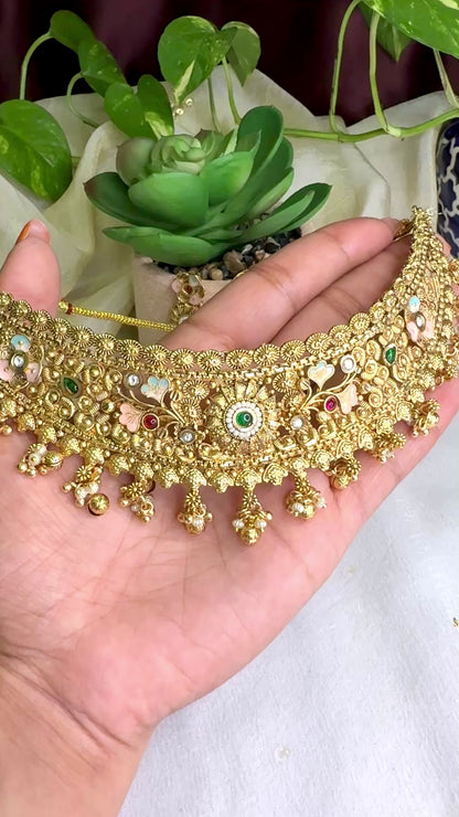 Svarn Rangoli Choker Set