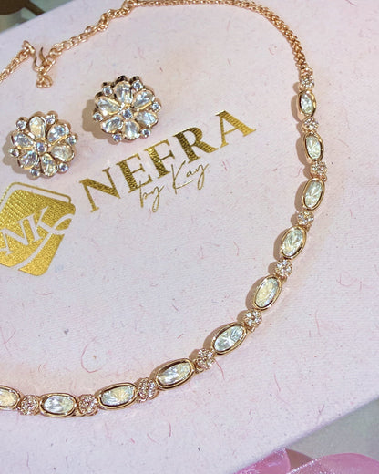 Sitara Single-Layer Polki Necklace